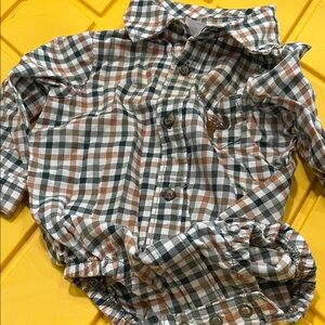 Carter's Multicolor Plaid Button-Down Shirt